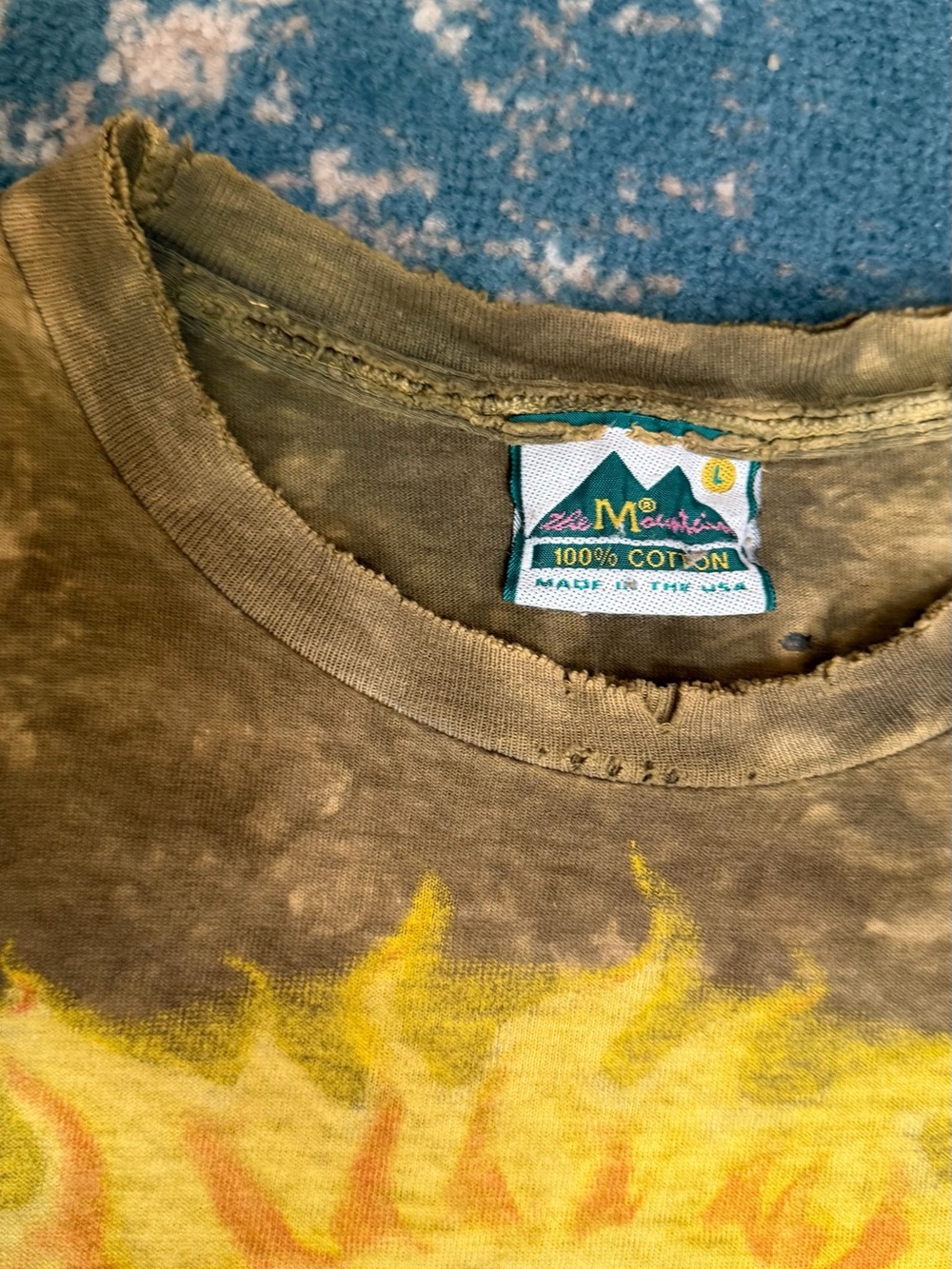 Sunshine Daydream Grateful Dead Large Tie-Dye Cotton T-Shirt - Vintage original - Picture 3 of 4